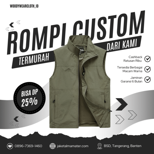 Rompi Custom | Vest Custom